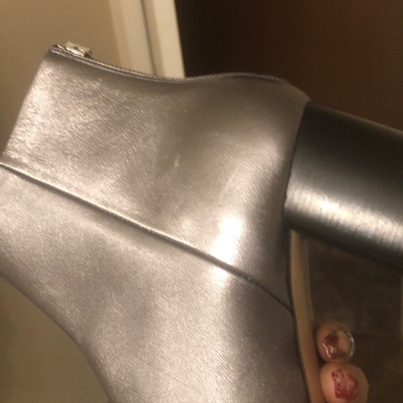 Rag & bone silver metallic drea Booties - Picture 6 of 7